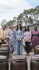 김건희 여사, 韓전통문화 소개…부산엑스포 유치 지원도