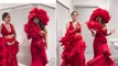 IIFA 2023: Sara Ali Khan Rakhi Sawant Same Red gown Funny Video Viral । Boldsky