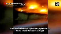 Maharashtra: Massive fire breaks out at Pune’s Gol Market