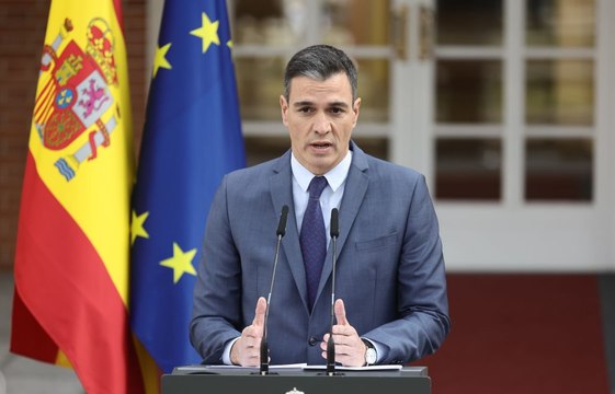 Declaración institucional de Pedro Sánchez desde La Moncloa