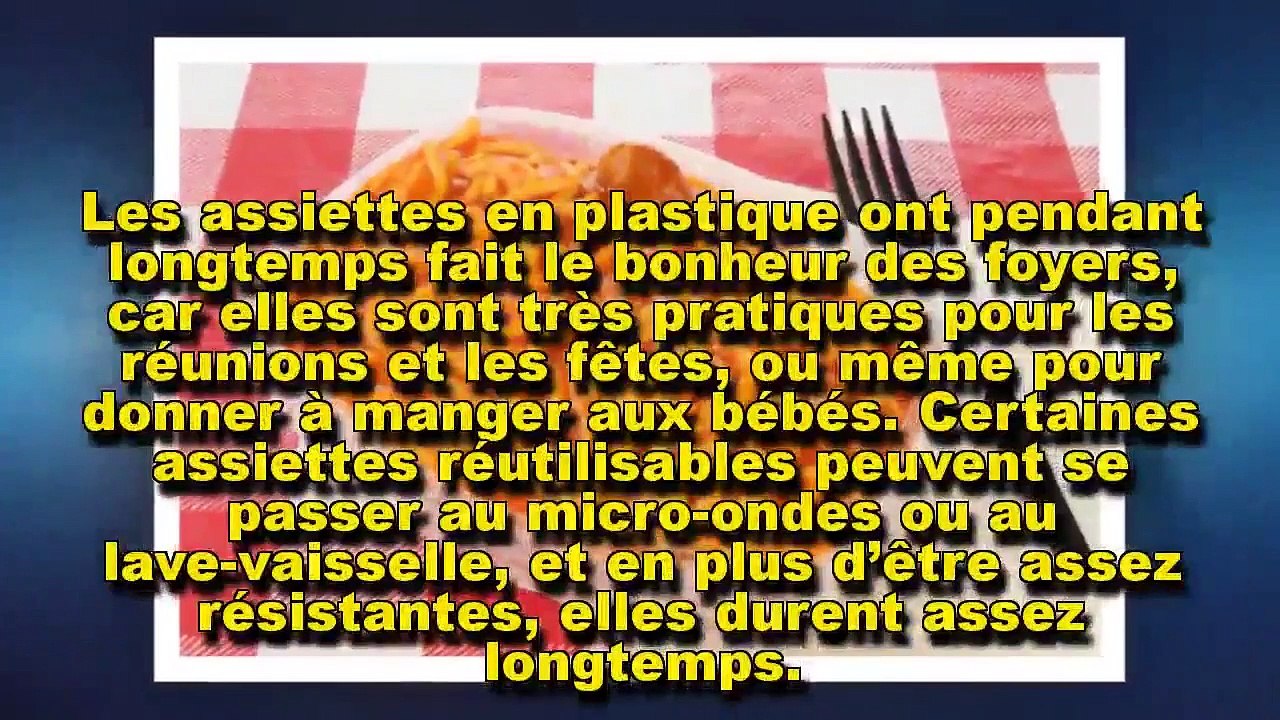 Assiettes en plastique _ quels dangers pour la santé _
