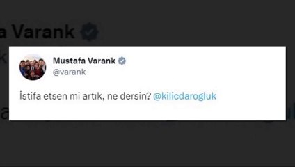Bakan Varank, Kılıçdaroğlu'nu etiketleyerek istifaya davet etti