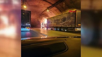 İzmir'de korkutan yangın! Tüneli duman kapladı