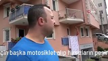 Bursa'da çalınan motosikletini bulmak için başka motosiklet alıp hırsızların peşine düştü
