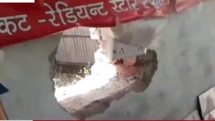 अलीगढ़: बेखौफ चोरों ने दुकान को बनाया निशाना, दीवार काटकर नगदी पर किया हाथ साफ