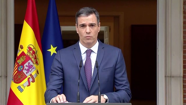 Sánchez convoca elecciones generales adelantadas para el 23 de julio