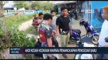 Aksi Kejar  Kejaran Warnai Penangkapan Pengedar Sabu