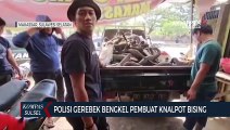 Polisi Gerebek Bengkel Pembuat Knalpot Bising