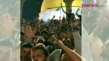 Başkan Erdoğan'ın büyük zaferi sonrası Kudüs'teki Müslümanlar Mescid-i Aksa'ya akın etti!