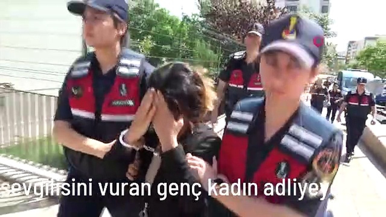 Polis sevgilisini vuran genç kadın adliyeye sevk edildi