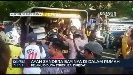 Stres Usai Dipecat, Sandera Bayinya Di Dalam Rumah