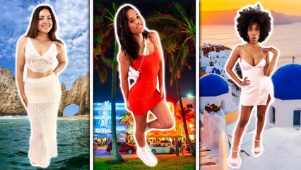 Spring Break Destination Outfits! Miami, Cabo, Santorini