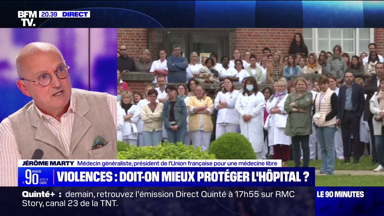 Violences contre les soignants: "Beaucoup de soignants n'osent pas déclarer de violences à leur égard" pour Jérôme Marty (Union française pour une médecine libre)