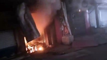 कोलकाता: मालदह के बाजार में भीषण आग, 2 की मौत