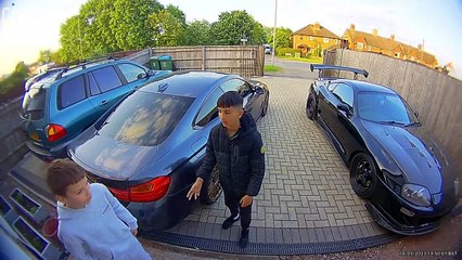 Courageous Lads Ask Kind Stranger To Rev Cool Car