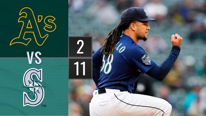 Resumen Atléticos de Oakland vs Marineros de Seattle | MLB 22-05-2023