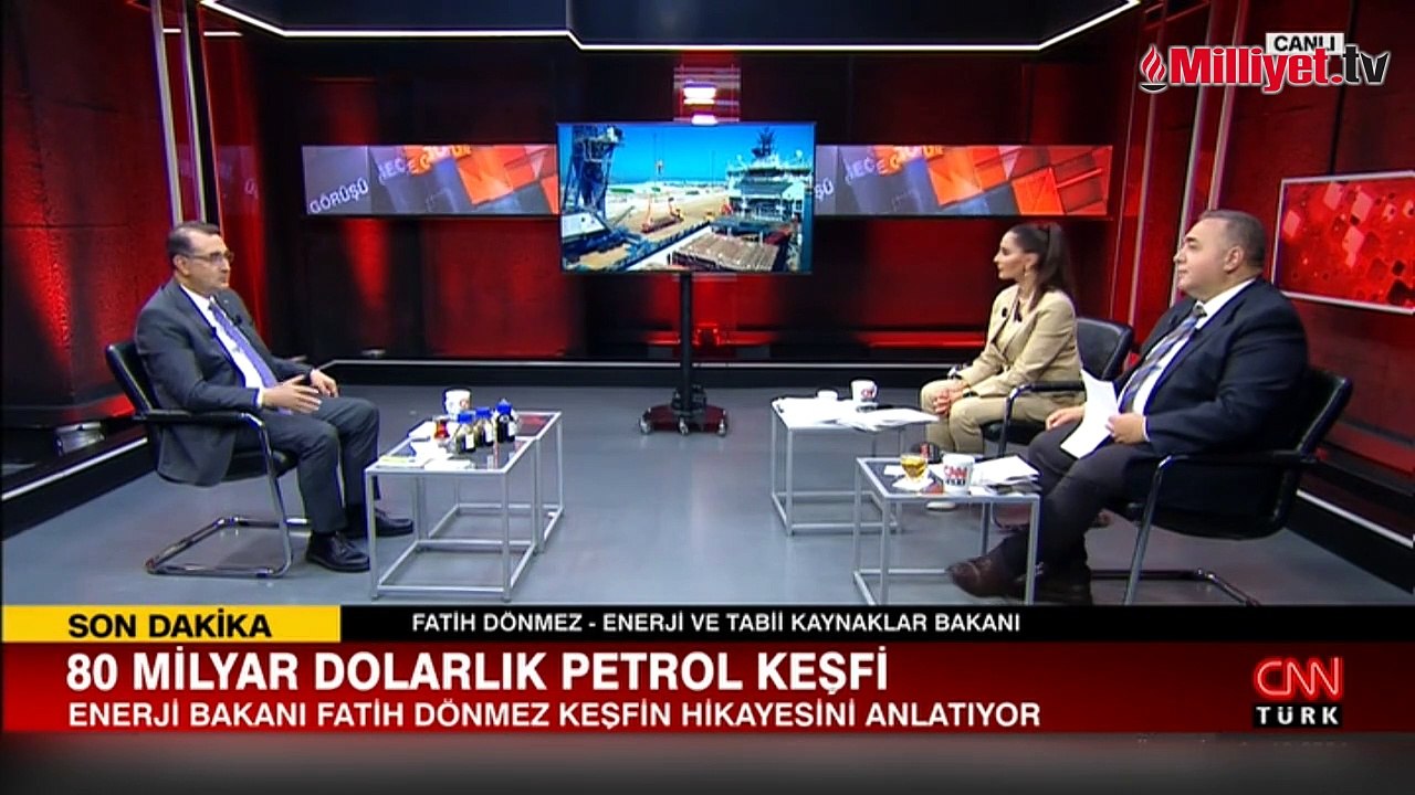 Bakan Dönmez CNN TÜRK'te iki ili işaret etti: Ordu'da beklentimiz gaz Rize'de petrol