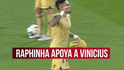 Download Video: La intrahistoria del apoyo de Raphinha a Vinicius: antirracismo, Bob Marley y un tatuaje del propio Vini