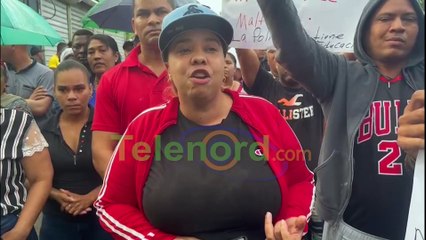 Vecinos del barrio Salvador Thén SFM repudian al comandante de la PN en la zona y piden su traslado