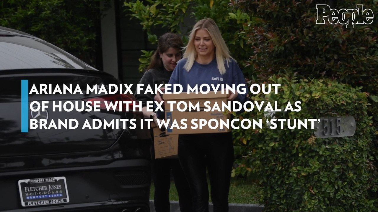 Ariana Madix Faked Moving Out Of House With Ex Tom Sandoval As Brand ...