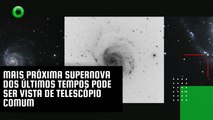 Mais próxima supernova dos últimos tempos pode ser vista de telescópio comum