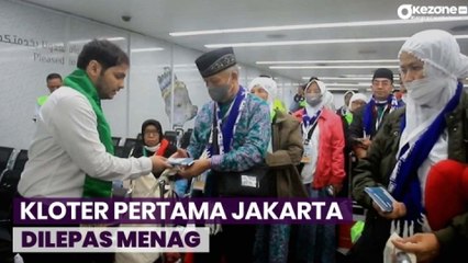 Menag Lepas 393 Jamaah Haji Kloter Pertama Embarkasi Jakarta di Bandara Soetta