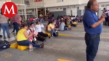 Profesores de la CNTE tomar terminal de autobuses y bloquean rutas al aeropuerto de Oaxaca