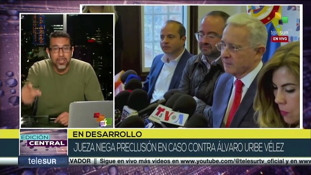 Colombia: Jueza niega preclusión en caso contra expresidente Álvaro Uribe Vélez