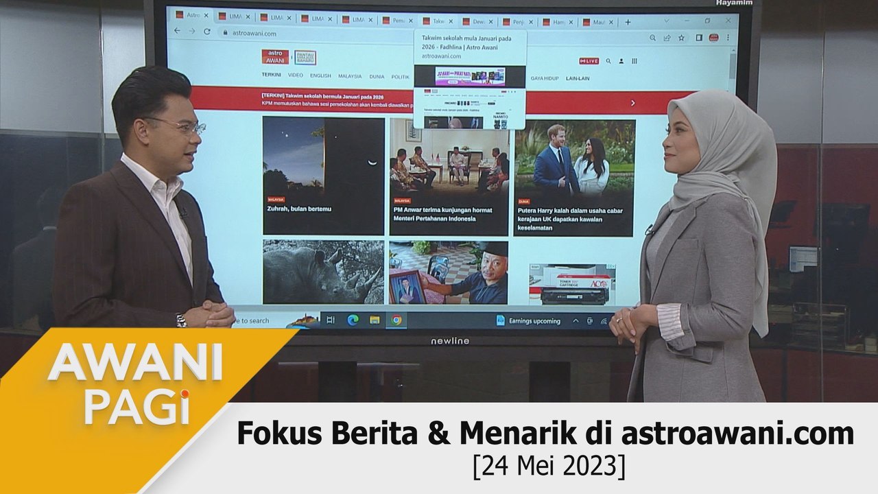 AWANI Pagi: Berita tumpuan & menarik di astroawani.com [24 Mei 2023]