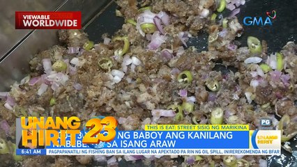 This is Eat- Street sisig sa Marikina, mabibili sa halagang 60 pesos! | Unang Hirit