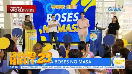 Sorpresa sa Boses ng Masa kasama sina Lyn at Kaloy | Unang Hirit