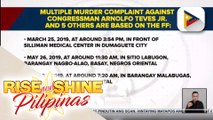 Kampo ni suspended Teves Jr., ipinababasura ang reklamong multiple murder complaint laban sa mambabatas