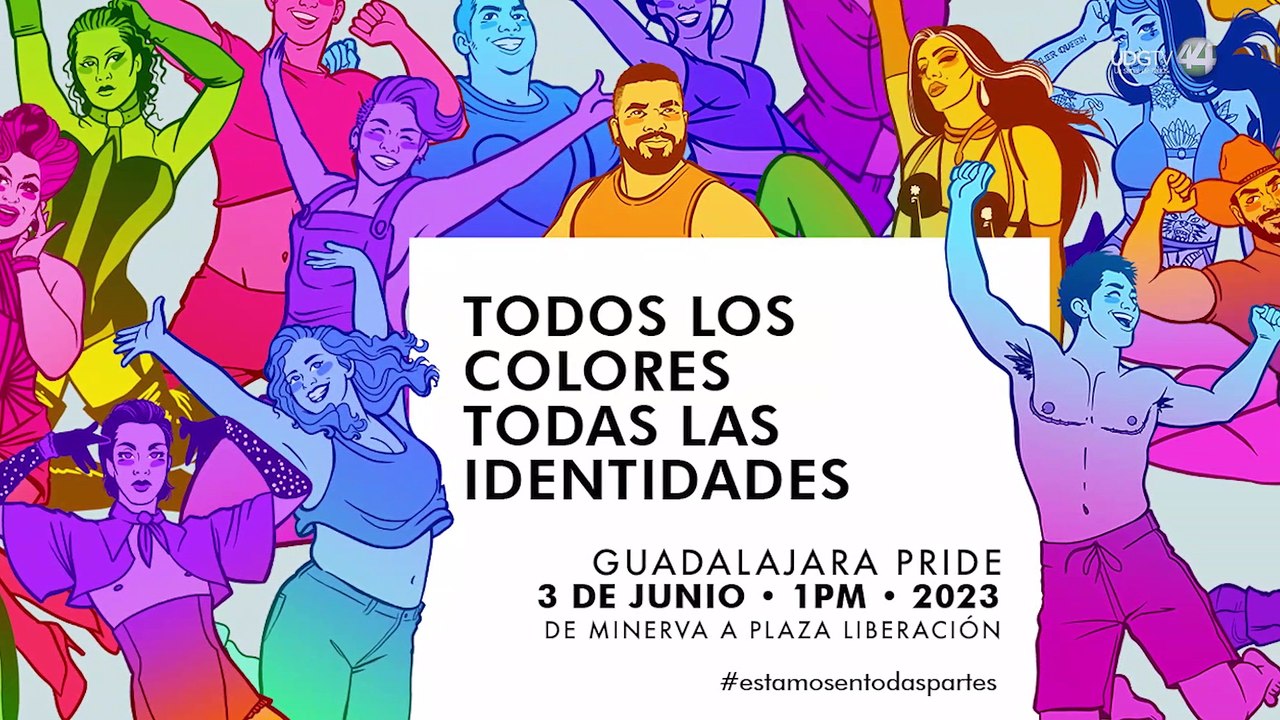 Con el lema, 'Todos los colores, todas las identidades' buscan romper récord durante la Marcha Guadalajara Pride 2023