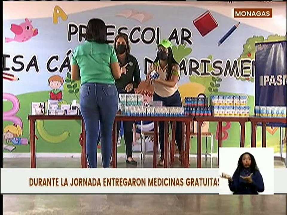 Monagas | Ipasme llevó a cabo una Jornada de Salud Integral en el CEI Luisa Cáceres de Arismendi