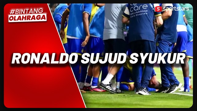 Cristiano Ronaldo Selebrasi Sujud Syukur, Al Nassr Menang Dramatis atas Al Shabab