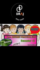 M.SC. BOTONEY PRECTICAL FILE SEM. 2 || DRAJ SAINI