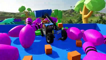 Farming Simulator 22 044 - COLORED MANITOU TELEHANDLER DEATH RUN