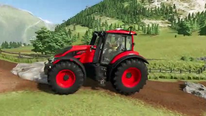 Farming Simulator 22 084 - COLORED VALTRA TRACTORS DEATH RUN