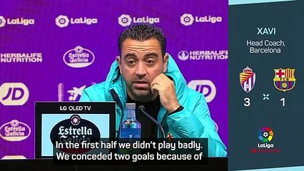 Xavi admits Barca 'lacking intensity' after back-to-back-defeats