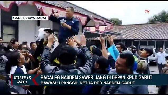 Buntut Video Saweran di Depan KPU, Bawaslu Panggil Ketua DPD NasDem Garut