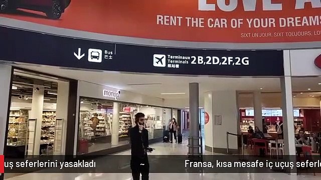 Fransa, kısa mesafe iç uçuş seferlerini yasakladı