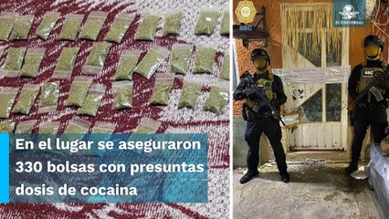 Apedrean a policías de la CDMX y de la GN para evitar cateo, hasta disparos hubo