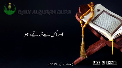 Surah Ar-Rum Ayat 31-34 Translation With Heart Soothing Voice