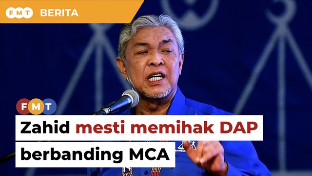 Zahid mesti memihak DAP berbanding MCA untuk menang PRN, kata penganalisis