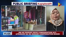 IRR ng Marawi Siege Compensation Act, aprubado na ng Marawi Compensation Board