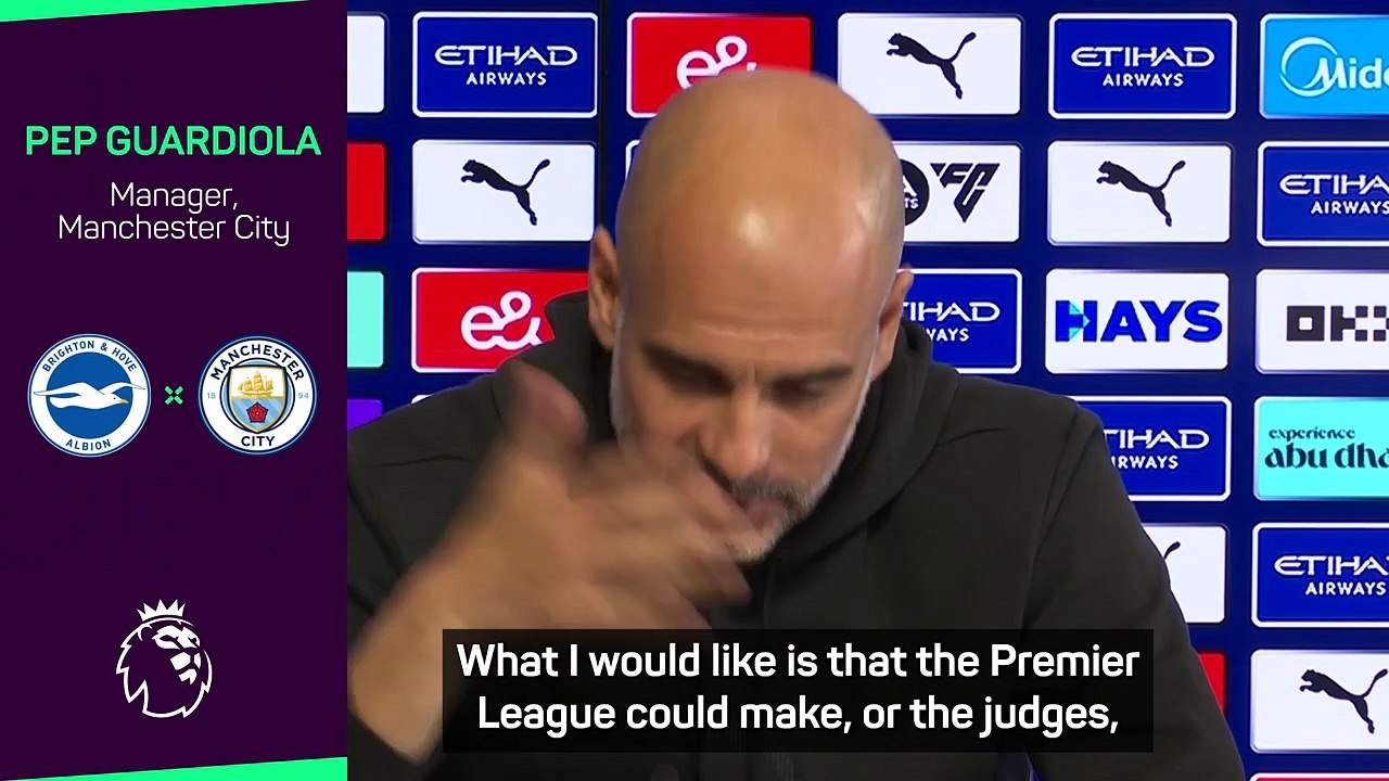 Guardiola wants quick resolution to Premier League charges hanging over City