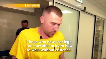 The small prosthetic workshop helping war-wounded Ukrainians rebuild their lives