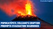 Popocatépetl volcano: Alert level raised as Mexico's most active volcano erupts |Oneindia News