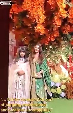 Aishwarya apni beti Aaradhya Bachchan ke saath aayi Anant Ambani ke engagement mein Sa...