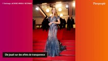 Une célèbre Miss France en montre presque trop ! Fesses apparentes au Festival de Cannes